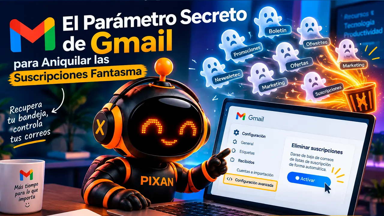 Imagen destacada: El Parámetro Secreto de Gmail para Aniquilar las Suscripciones Fantasma